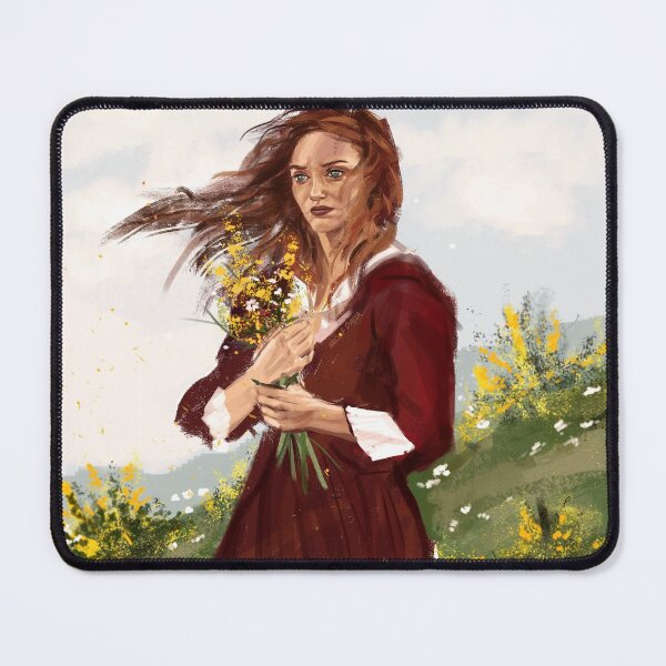 Item preview, Girl in flower field designed and sold by Sadaf Dalir.