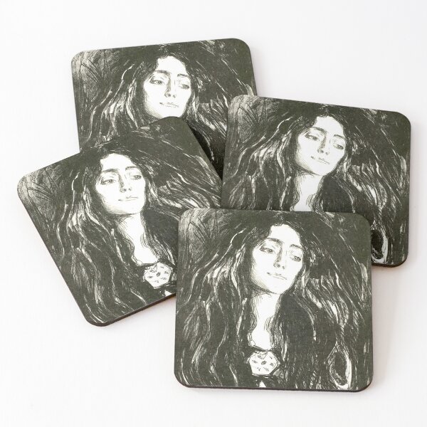 Item preview, Edvard Munch - The Brooch. Eva Mudocci,1903 designed and sold by kinsley45.