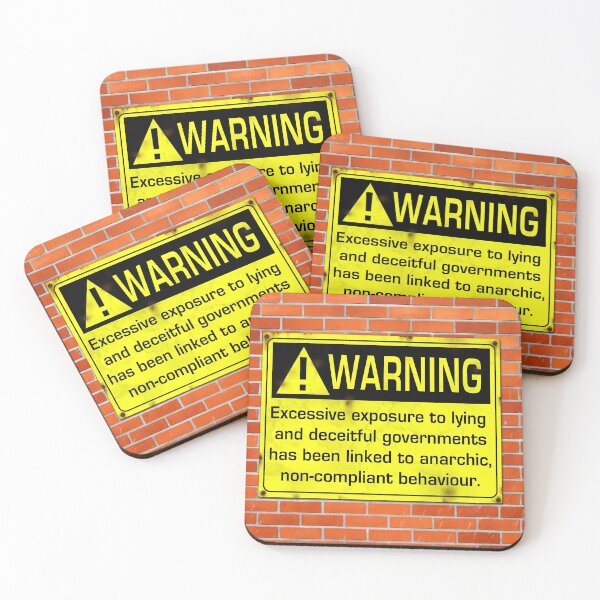 Item preview, Warning designed and sold by blackiguana.