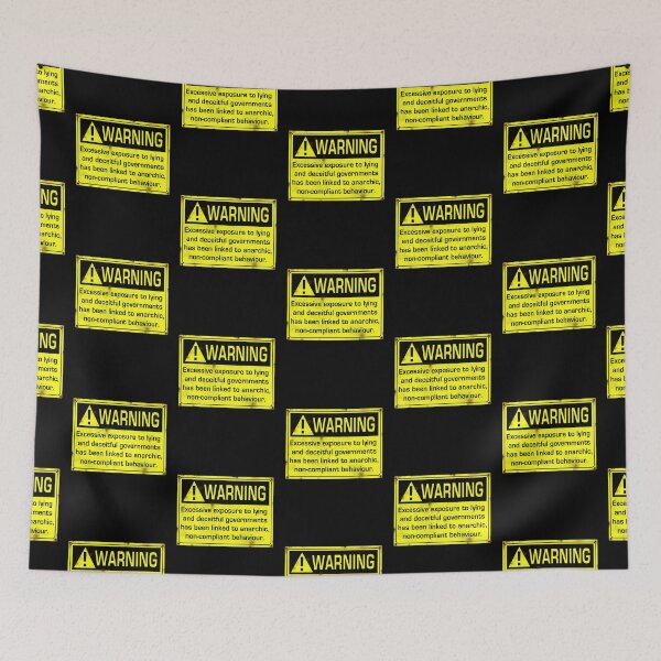 Item preview, Warning designed and sold by blackiguana.