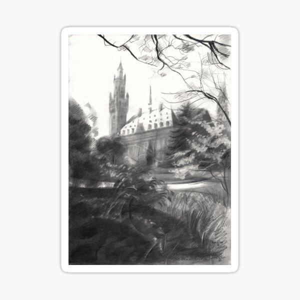 The Peace Palace at The Hague – 04-02-19 Sticker