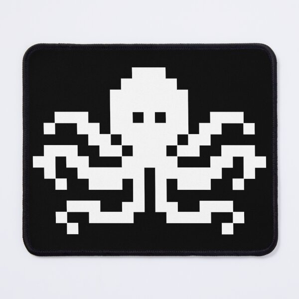 Item preview, Pixel Octopus - White designed and sold by DesignVal.