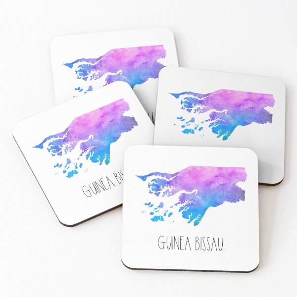 Item preview, Guinea Bissau Watercolor Map - Guinea Bissauan designed and sold by MountainD.