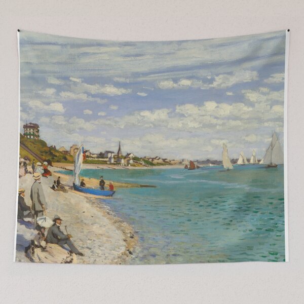 Item preview, Regatta at Sainte-Adresse designed and sold by PaintedDreams96.