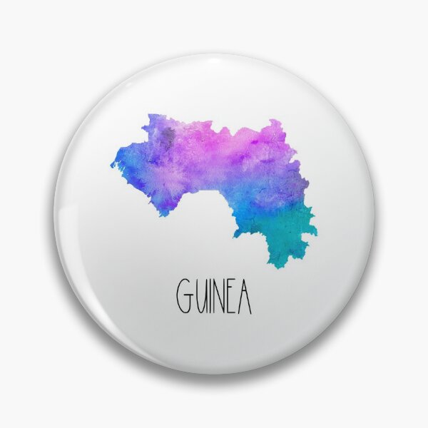 Item preview, Guinea Watercolor Map - Guinean designed and sold by MountainD.
