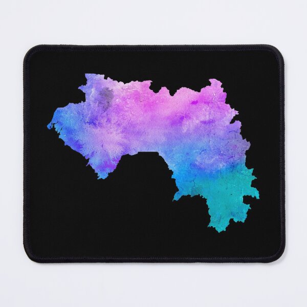 Item preview, Guinea Watercolor Map - Guinean designed and sold by MountainD.