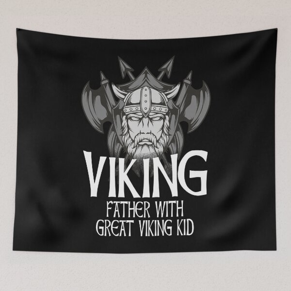 Item preview, Viking Father With A Great Viking Kid designed and sold by Midgardr.