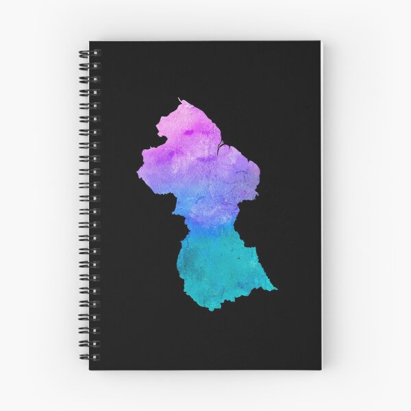 Item preview, Guyana Watercolor Map - Guyanese designed and sold by MountainD.