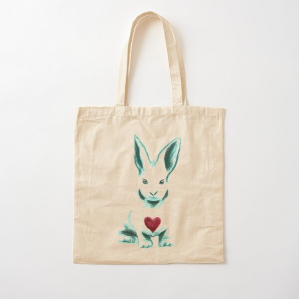 Cheer Me Bunny - front Cotton Tote Bag