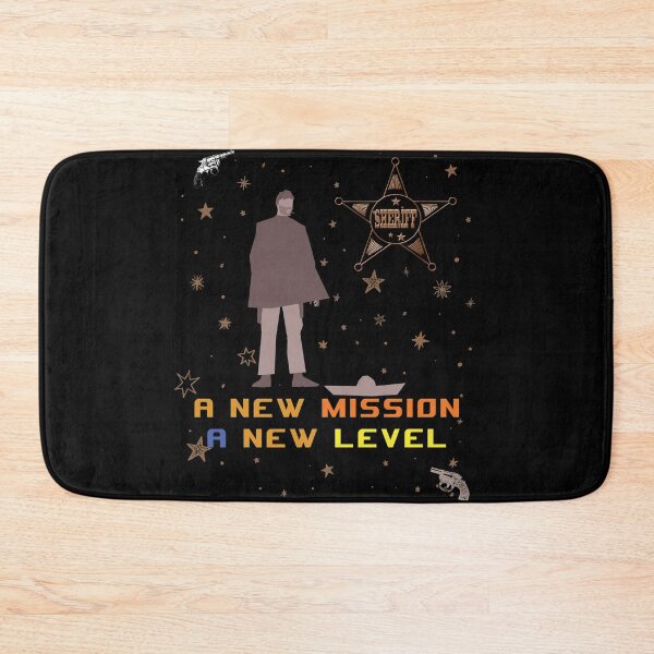 Item preview, A new mission a new level cowboy designed and sold by Mohamed11Khalid.
