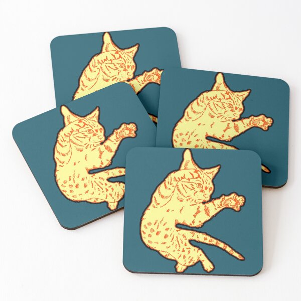 Item preview, Old Yeller Cat in Gold Hues   designed and sold by Wiccariumz.