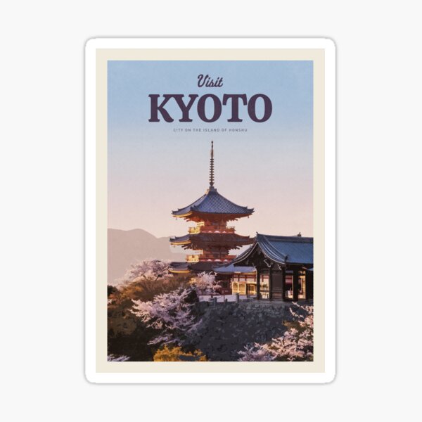 Item preview, Visit Kyoto designed and sold by Callum Gardiner.