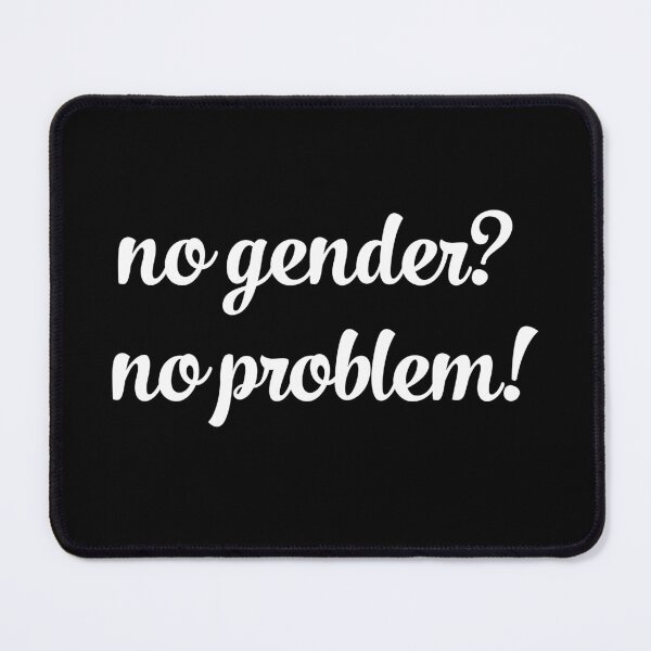 Item preview, No gender no problem - agender pride  designed and sold by flowerblossoms.