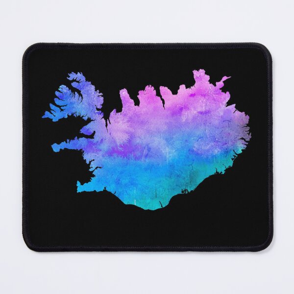 Item preview, Iceland Watercolor Map - Icelandic designed and sold by MountainD.
