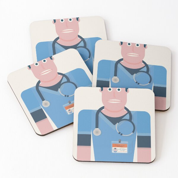 Item preview, Minimalist Scrubs poster, John Dorian, Zach Braff, Bill Lawrence, Scrubs designed and sold by Spallutos.