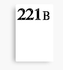 221b Baker Street Canvas Print