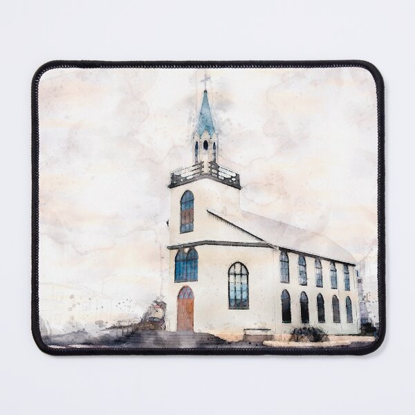 Item preview, Akranes Church designed and sold by Gbenonys Art.