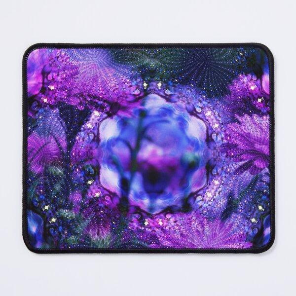Item preview, ultra violet abstract flowers designed and sold by haroulita.