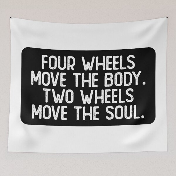 Item preview, Four Wheels Move The Body Two Wheels Move The Soul Cool Helmet designed and sold by Sour Soul.