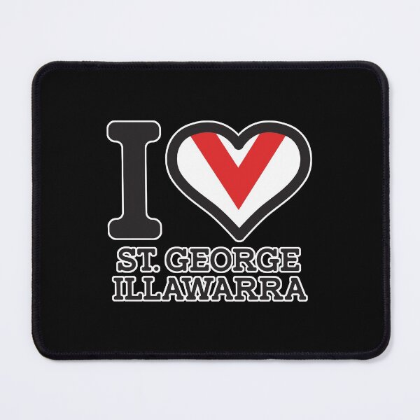 Item preview, “I love St. George Illawarra Dragons” Apparels, Merchandise, T Shirts, Leggings, Skirt, Mask, Apron, Bags designed and sold by Ink Inc.