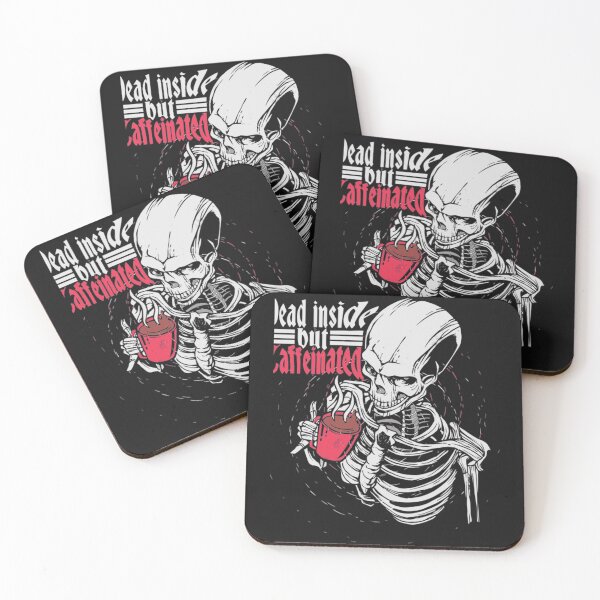 Item preview, Dead Inside but Caffeinated designed and sold by NgocHoa.
