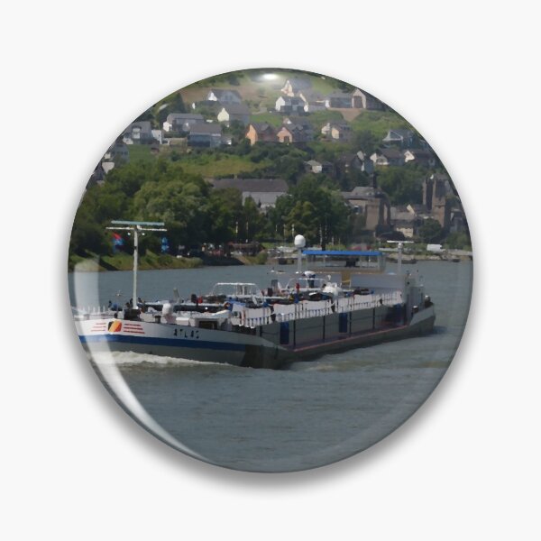 Item preview, Barge Atlas Off Oberwesel designed and sold by Malcolm Snook.
