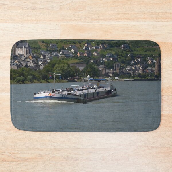 Item preview, Barge Atlas Off Oberwesel designed and sold by Malcolm Snook.