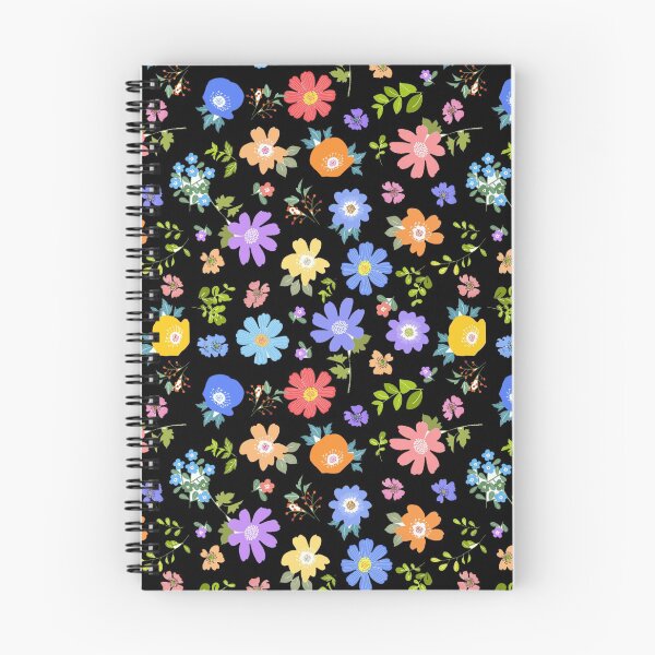 Item preview, Colorful Nature Wildflowers make life beautiful - Black Edition  designed and sold by monodesigns.
