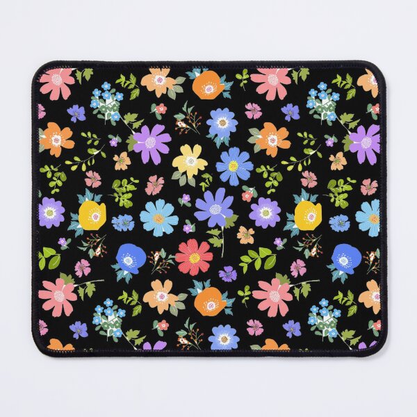 Item preview, Colorful Nature Wildflowers make life beautiful - Black Edition  designed and sold by monodesigns.