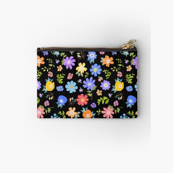 Item preview, Colorful Nature Wildflowers make life beautiful - Black Edition  designed and sold by monodesigns.