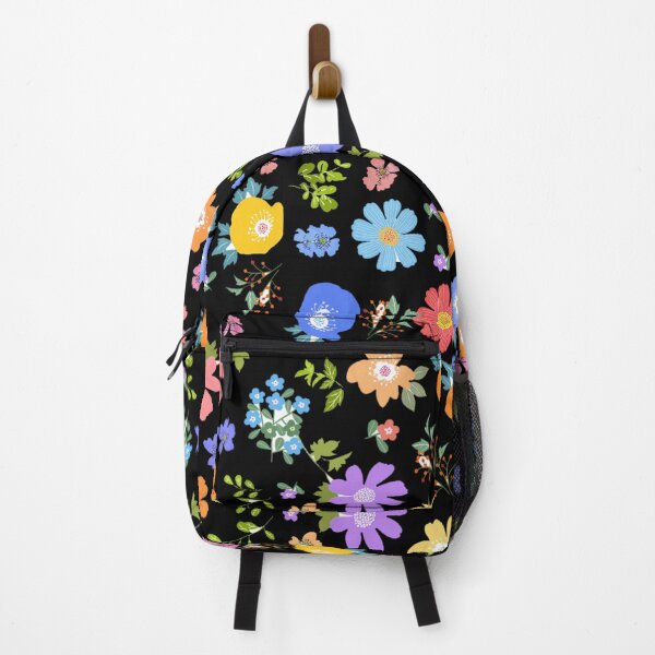 Item preview, Colorful Nature Wildflowers make life beautiful - Black Edition designed and sold by monodesigns.