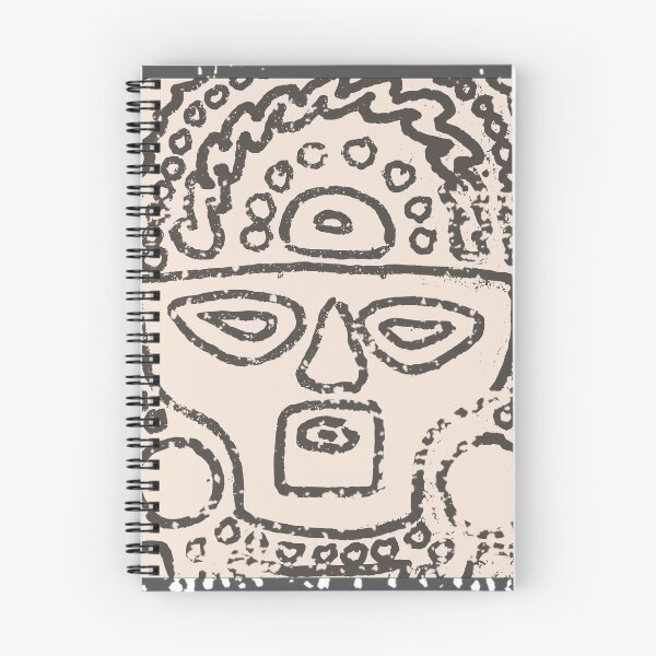 Aperçu de l'œuvre Statue de visage d'Inca antique créée et vendue par inktrips.