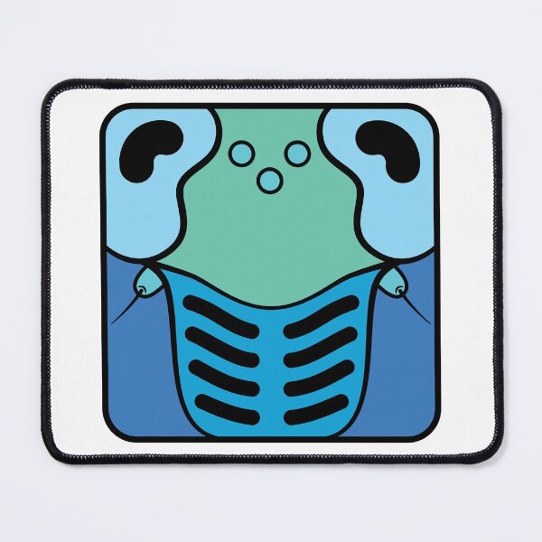 Item preview, True bug cartoon head square (blue)  designed and sold by TiffanyYau.
