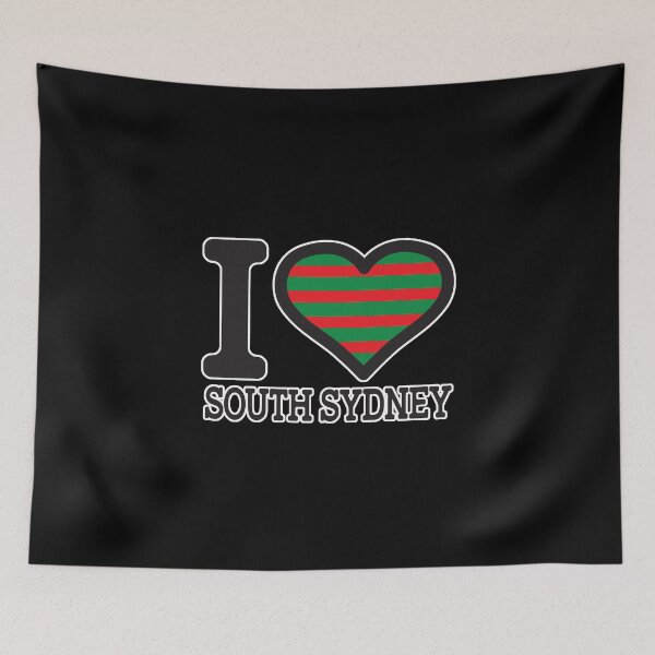 Item preview,  “I love South Sydney” Apparels, Merchandise, T Shirts, Leggings, Skirt, Mask, Apron, Bags designed and sold by Ink Inc.