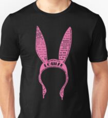 Louise Belcher is Awwwesome! (black) Unisex T-Shirt
