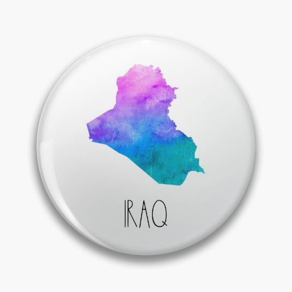 Item preview, Iraq Watercolor Map - Iraqi designed and sold by MountainD.