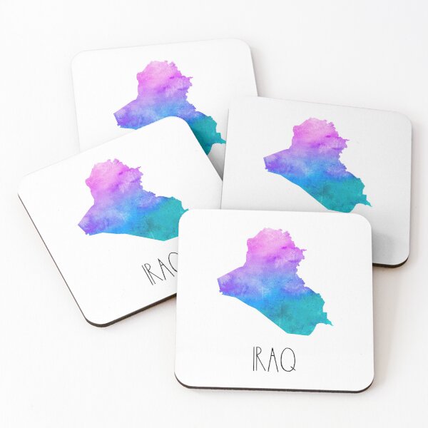Item preview, Iraq Watercolor Map - Iraqi designed and sold by MountainD.