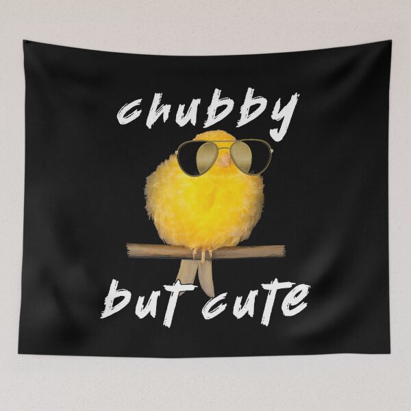 Item preview, Self-irony canary cute chubby bird designed and sold by Denis Rösler.