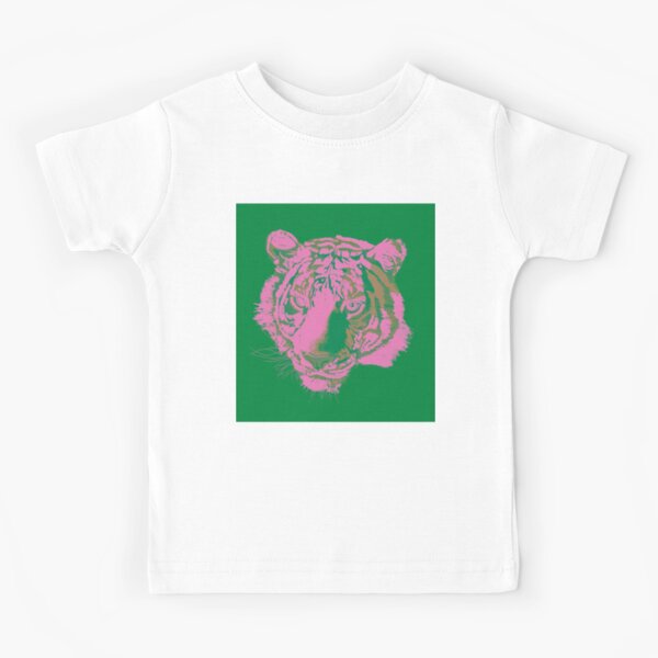 Interactive-design T-shirt - Green/tiger - Kids