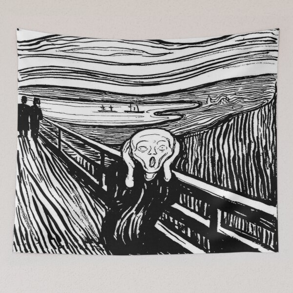 Item preview, Edvard Munch - The Scream,1895, "lithography" designed and sold by kinsley45.