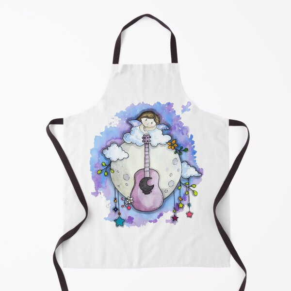 Item preview, Angel holding a guitar designed and sold by Live_With_Suzy.