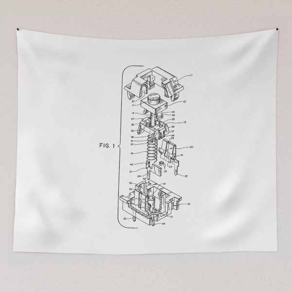 Item preview, Mechanical Keyboard Key Patent designed and sold by NgocHoa.