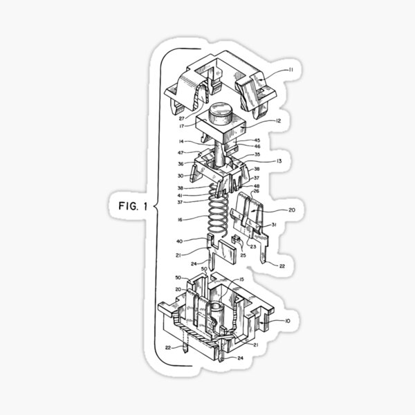 Item preview, Mechanical Keyboard Key Patent designed and sold by NgocHoa.