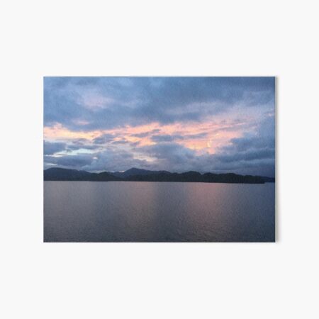 Costa Rica sunset Art Board Print