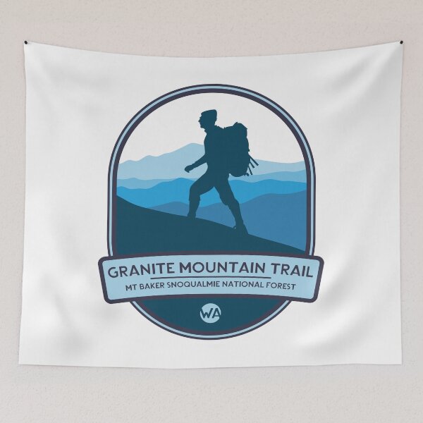 Item preview, Granite Mountain Trail - Mt Baker Snoqualmie National Forest designed and sold by Moritz Schwäble.