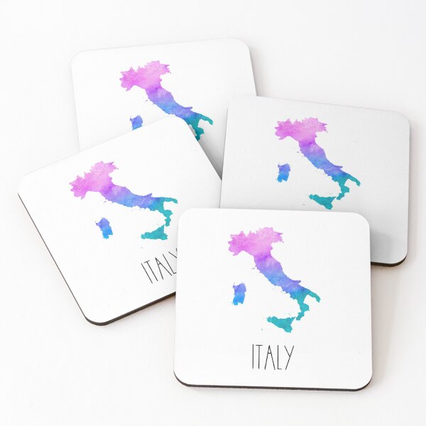 Item preview, Italy Watercolor Map - Italian designed and sold by MountainD.