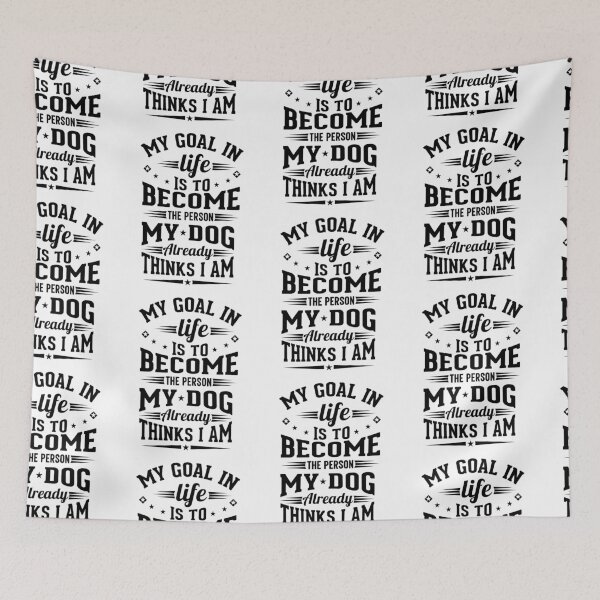 Item preview, My goal in life is to become a person my dog think i am - Dog lover gift for him - dog daddy- dog mom- dog hero  designed and sold by BestUncommonTee.