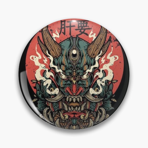 Artikelvorschau, Oni-Maske, japanische Kultur, Kunst, M ByTe entworfen und verkauft von Bubu World.