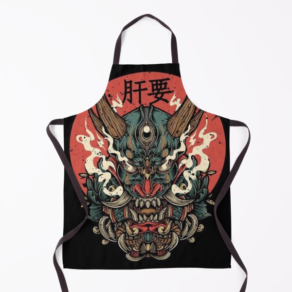 Item preview, Oni Mask Japanese Culture Art M ByTe designed and sold by Bubu World.