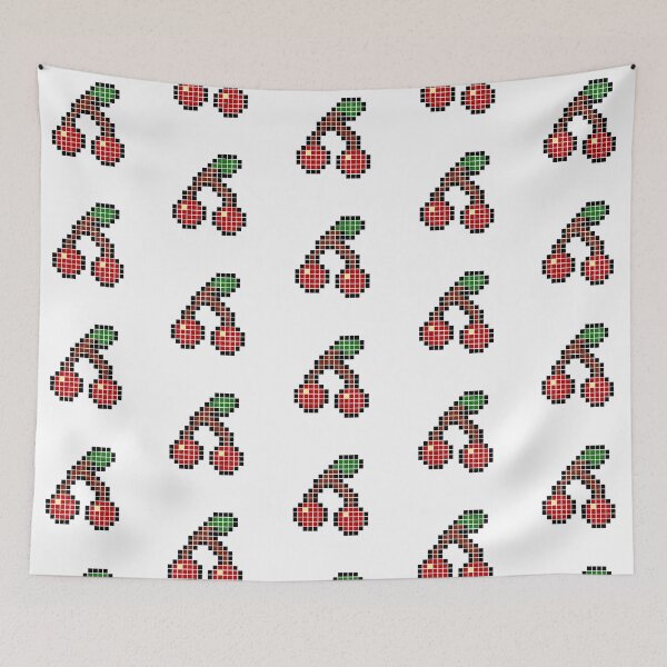 Aperçu de l'œuvre Cerises pixel 8 bits créée et vendue par NemJames.